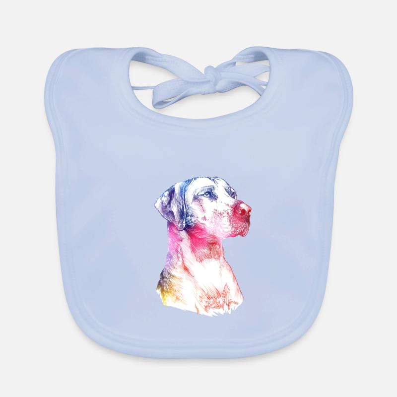 Rhodesian Ridgeback Organic Baby Bibs
