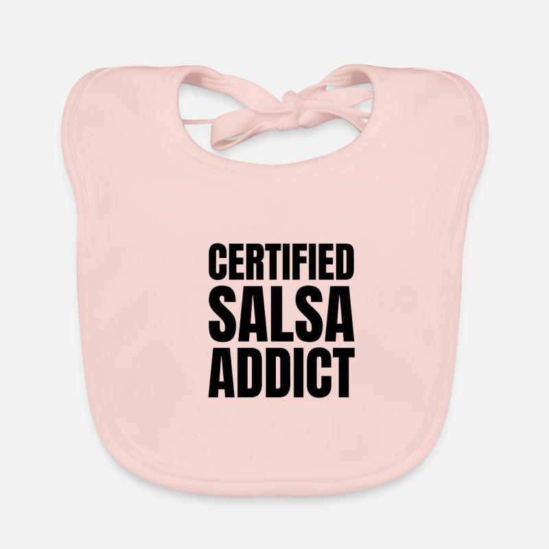 Certified Salsa Addict Organic Baby Bibs