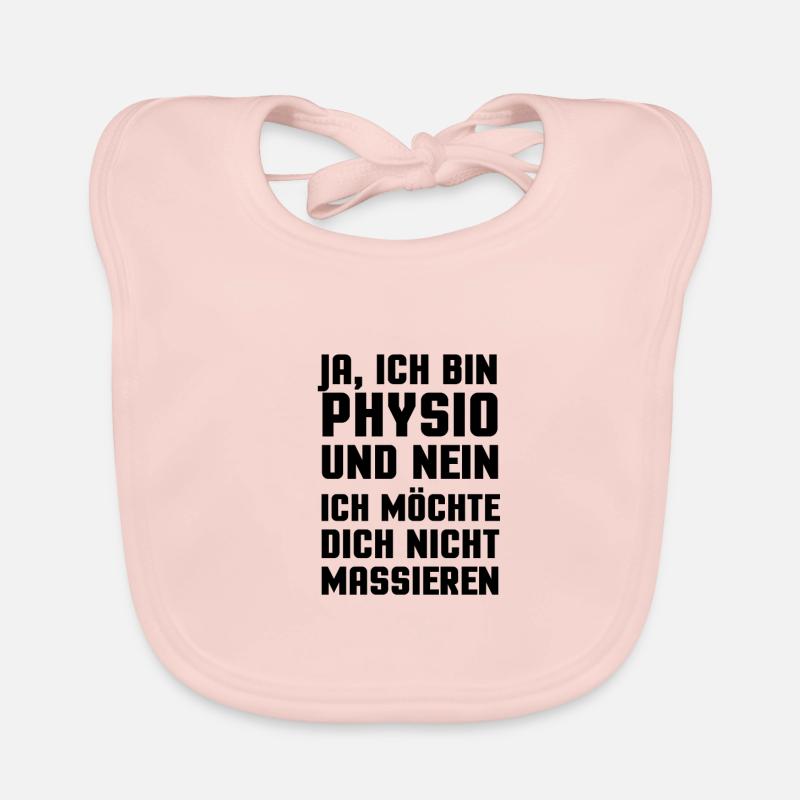 Physiotherapeutin Physio Lustiges Geschenk Baby Bio-Lätzchen