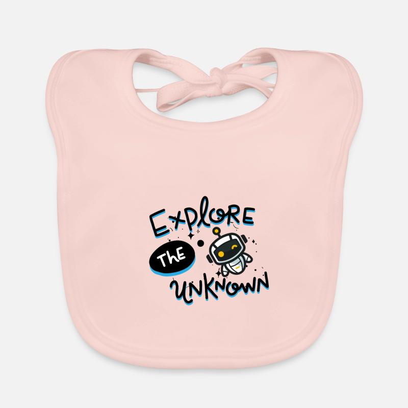 Programming, internet, everything digital - Organic Baby Bibs - rose