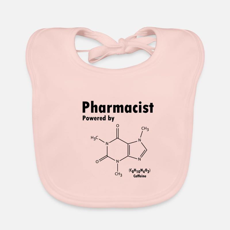 Pharmacy Student Pharmacist Caffeine Coffee Pharma Organic Baby Bibs
