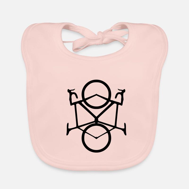 Vélo de course semi-réfléchissant. cadeau Bavoir bio Bébé