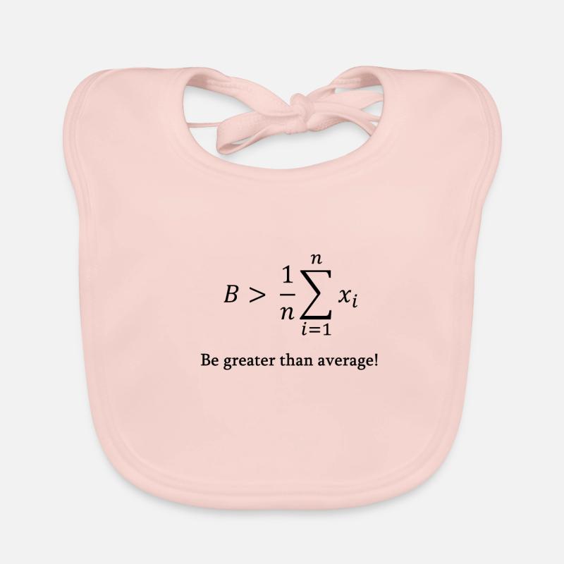 Math drôle disant cadeau nerd mathématicien Bavoir bio Bébé