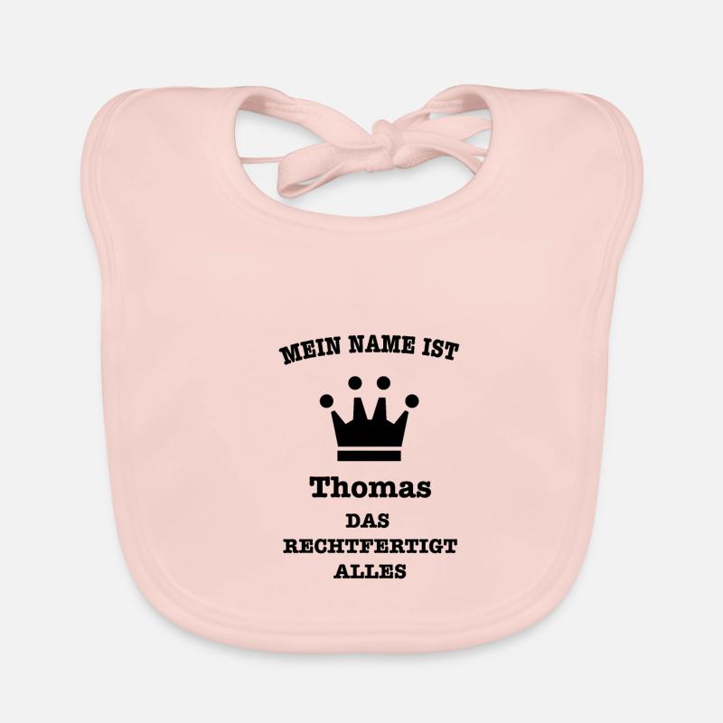 THOMAS - Baby Bio-Lätzchen - Rose