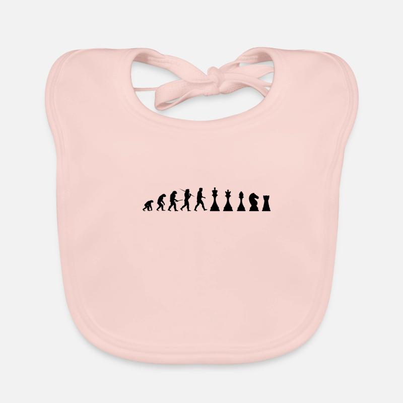 Chess Chessboard Chess Player Chess Gift Bavoir bio Bébé