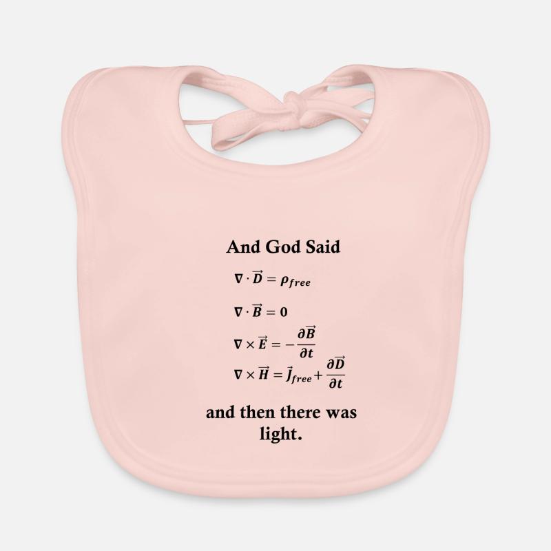 Maxwell Equations God Light Physics Nerd Science Organic Baby Bibs