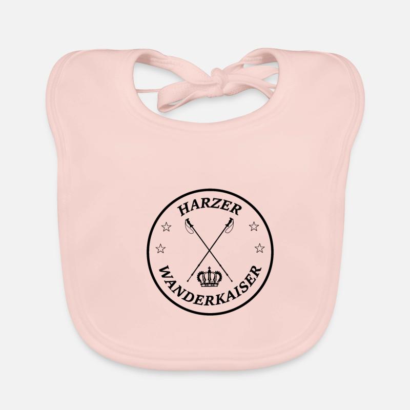 Harzer Wanderkaiser Stempel Siegel Geschenk KRone Baby Bio-Lätzchen