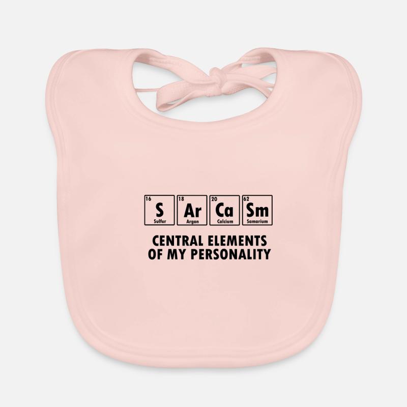 Chemist gift chemistry science nerd sarcasm Organic Baby Bibs