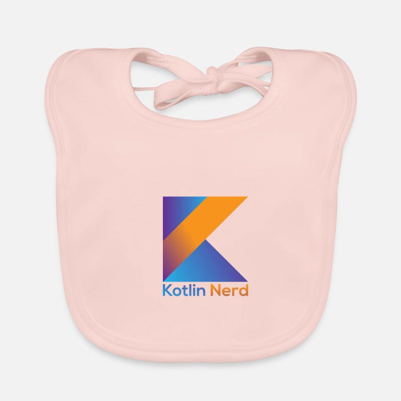 Kotlin Nerd Organic Baby Bibs