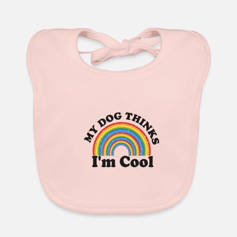 MY DOG THINKS I L'COOL Baby Bio-Lätzchen