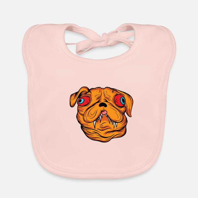 Doux Chien Design Pour Propriétaire de Chien Drôle Bavoir bio Bébé