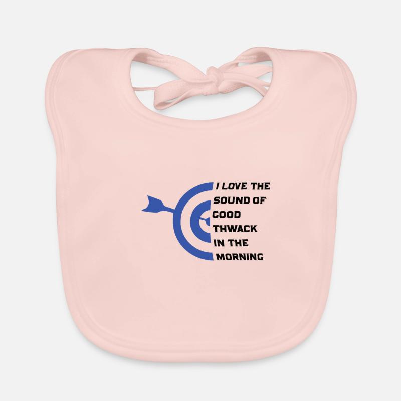 Bogensport - Bow Hunter Design Bogenschießen Pfeil Baby Bio-Lätzchen