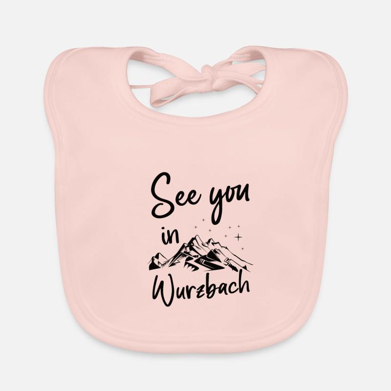 Wurzbach Skiing Thuringian Forest Snowboarding Organic Baby Bibs
