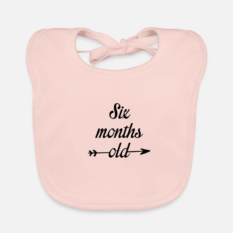 Anniversaire drôle de 6 mois Bavoir bio Bébé