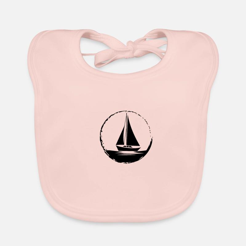 Voilier de mer Bavoir bio Bébé