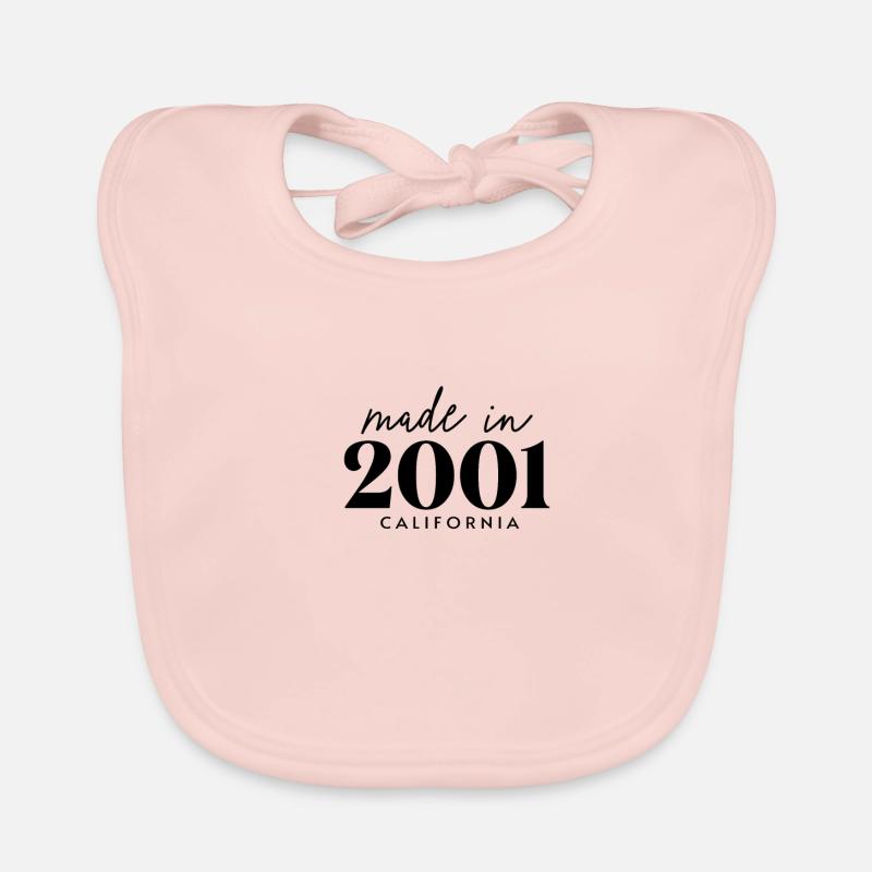 Made 2001 in Geburtstag in California Baby Bio-Lätzchen