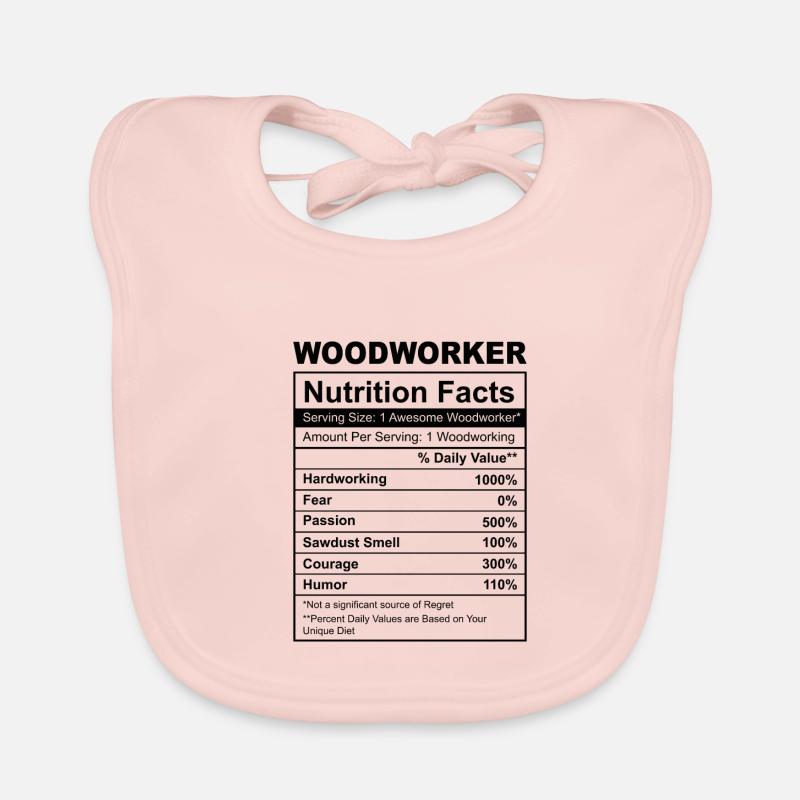 Tronçonneuse à bois Bûcheron Menuisier Escalade Bavoir bio Bébé