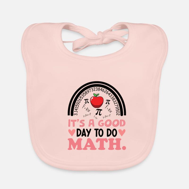 Math Math Mathematician School Nerd Gift Organic Baby Bibs