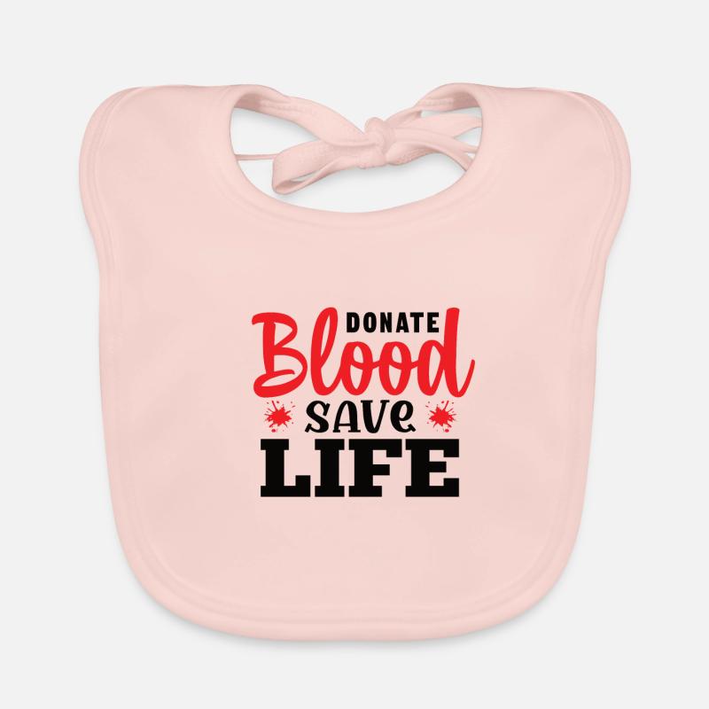 Don de sang Donneurs de sang Donneurs de sang Bavoir bio Bébé