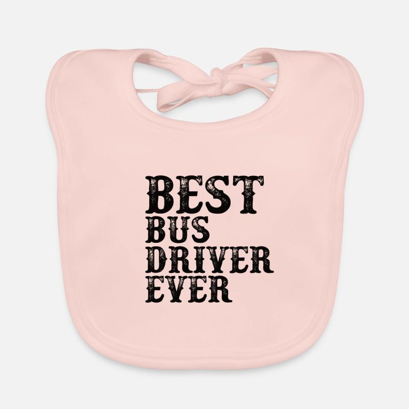 Busfahrer Berufung Beruf Arbeit Geschenk Baby Bio-Lätzchen