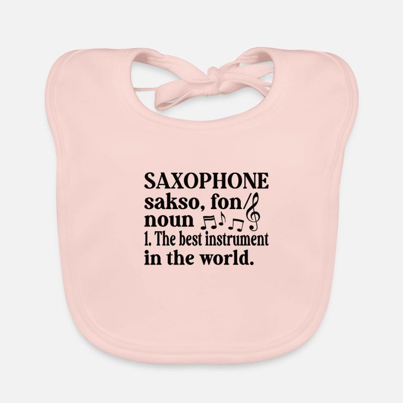 Saxophone Saxophone Saxophone Saxophone Music Saxophone Player Organic Baby Bibs