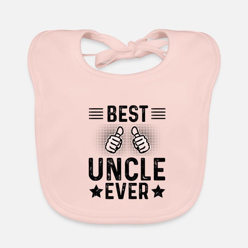 Bester Onkel Schlechter Einfluss Familie Geschenk Baby Bio-Lätzchen