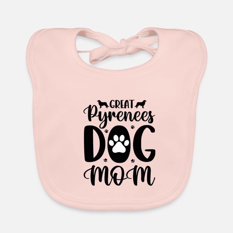 Pyrenäenberghund Patou Pyrenäen Hund Mutter Mama Baby Bio-Lätzchen