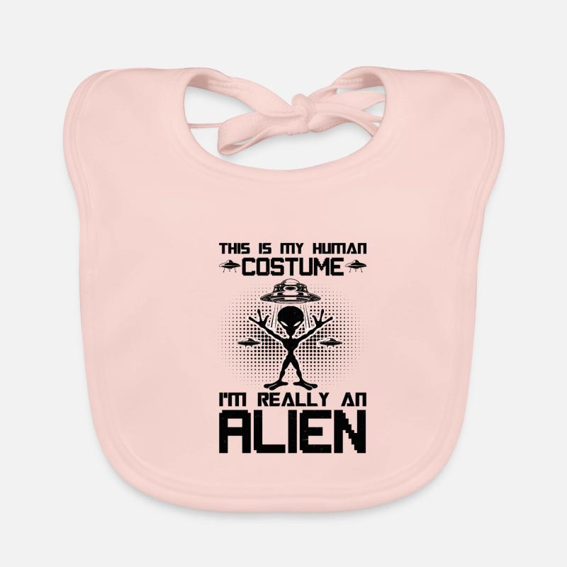 Graffiti Drops UFO Mystery Organic Baby Bibs