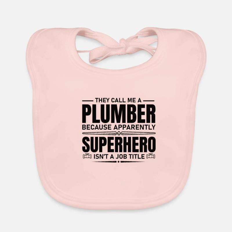 Heating engineer gift system mechanic plumber Organic Baby Bibs
