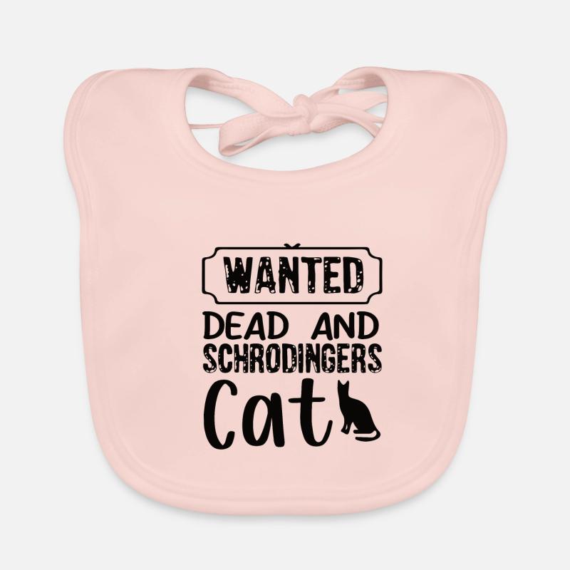 Schrodinger’s Cat Box Drôle science Nerd Bavoir bio Bébé