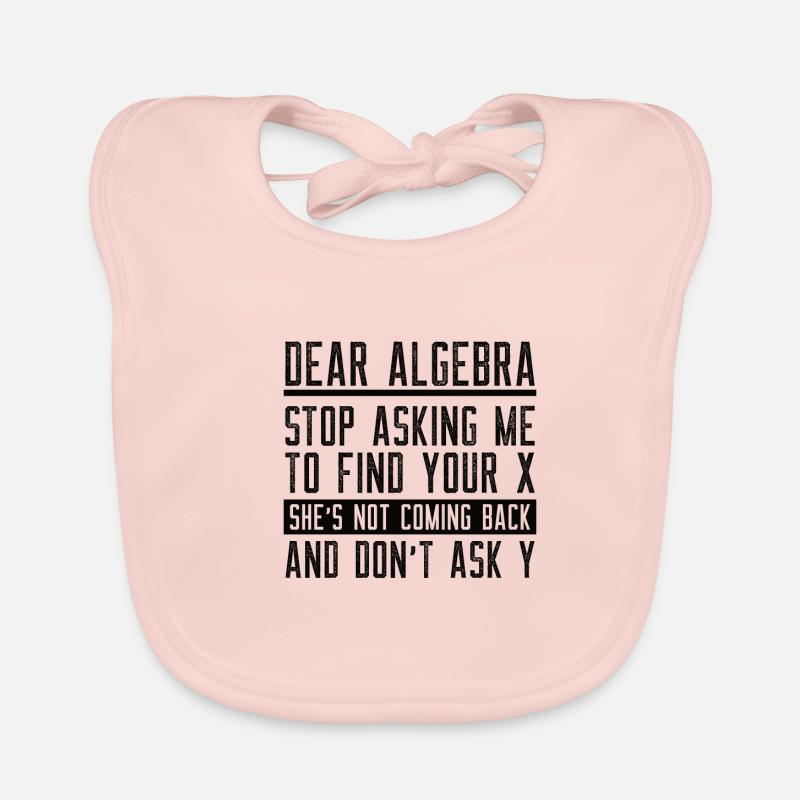 Mathe Mathematik Mathematiker Schule Algebra Baby Bio-Lätzchen