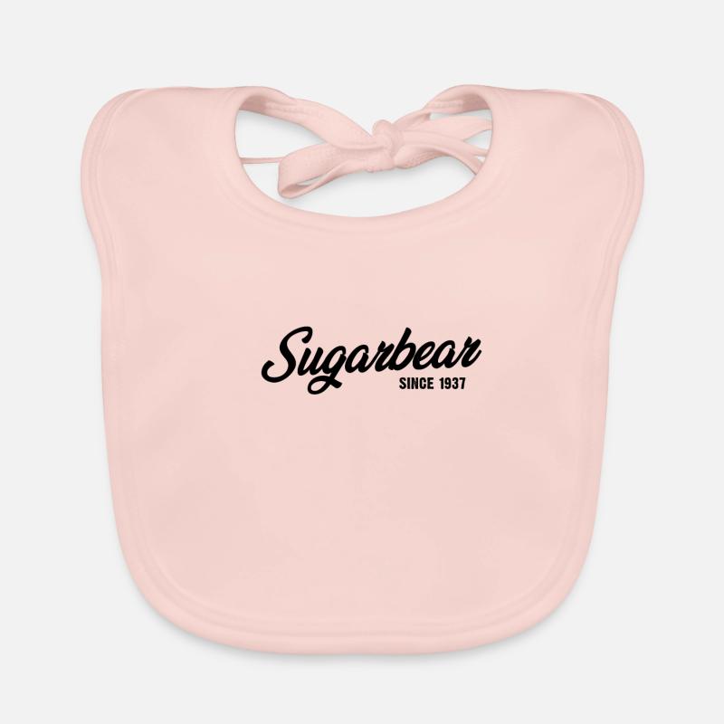 Funny Sugarbear Since 1937 Organic Baby Bibs