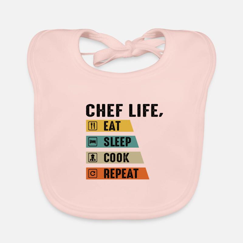 Chef Beani, Chef, Kitchen, Five Star, Gold, 5, Organic Baby Bibs