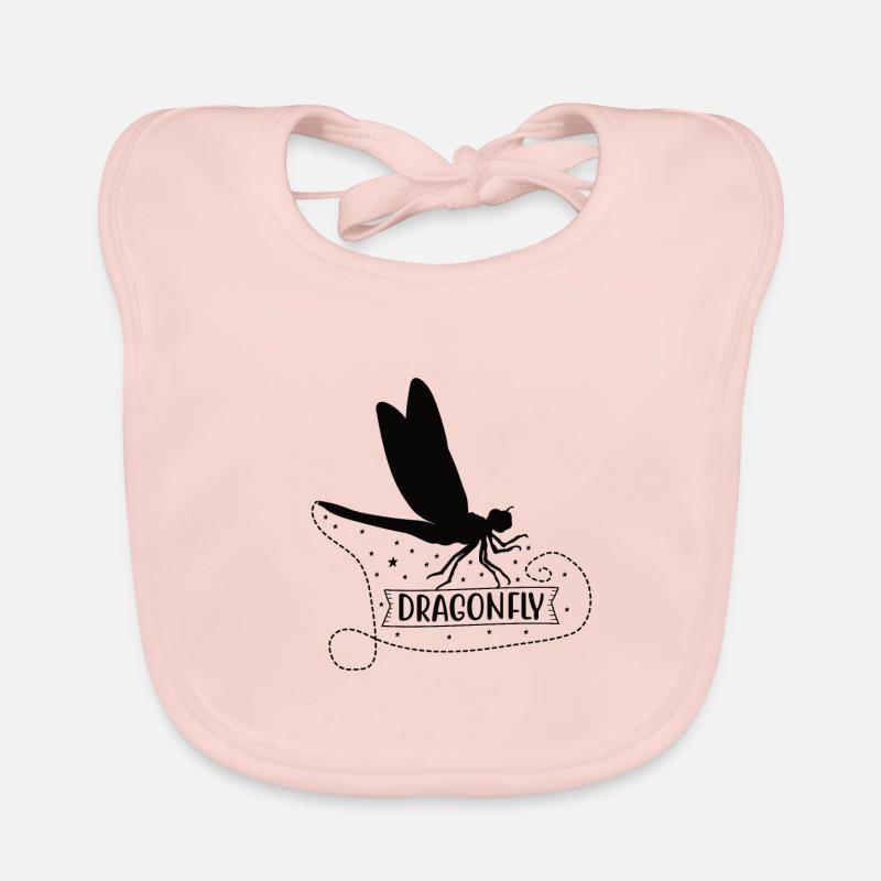 Les libellules sont mon âme animal Libellule mignonne Bavoir bio Bébé