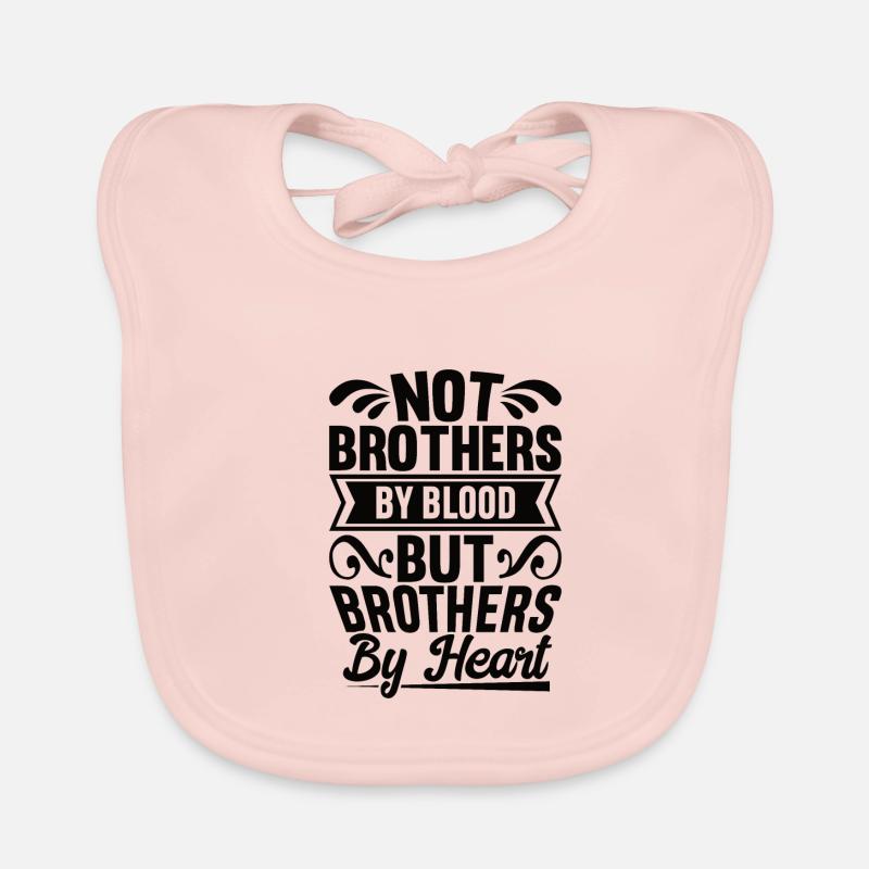 Bruderherz Beste Freunde Bruder Geschenkidee Baby Bio-Lätzchen