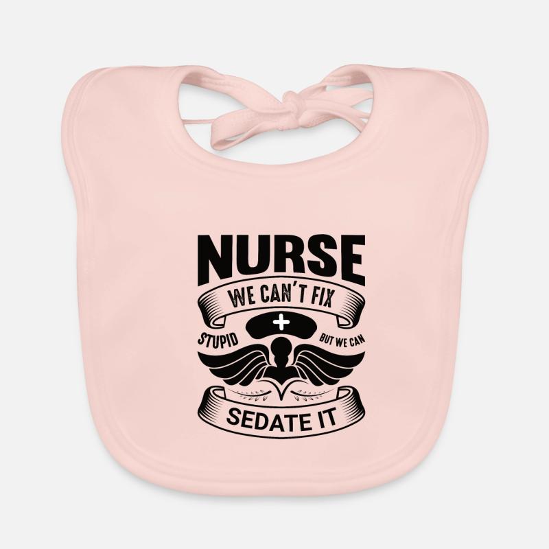 Physician Assistant Nurse Medical Practice Needle Organic Baby Bibs
