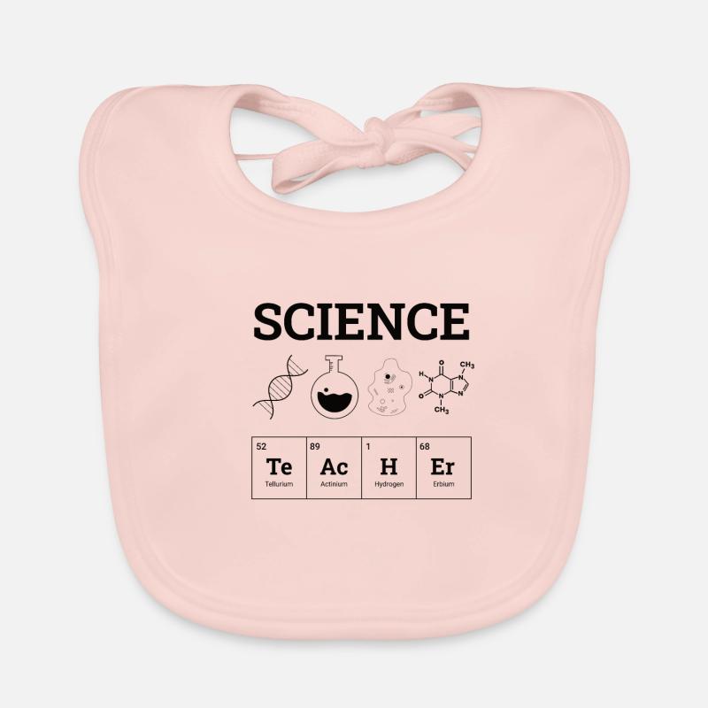Chimie Chimiste Scientifique Enseignant Master - Bavoir bio Bébé - rose