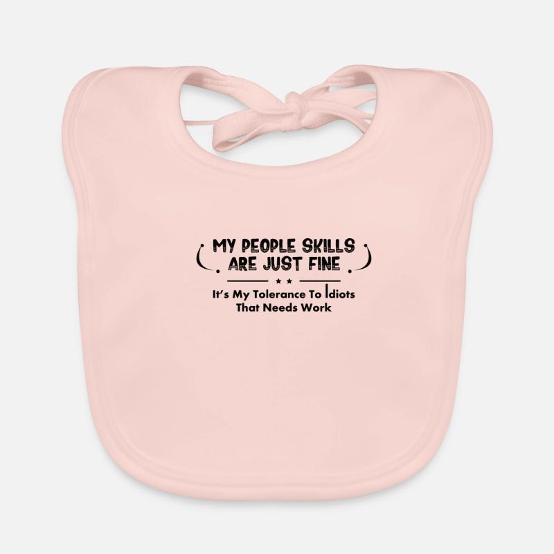 Sarkastischer Spruch Baby Bio-Lätzchen