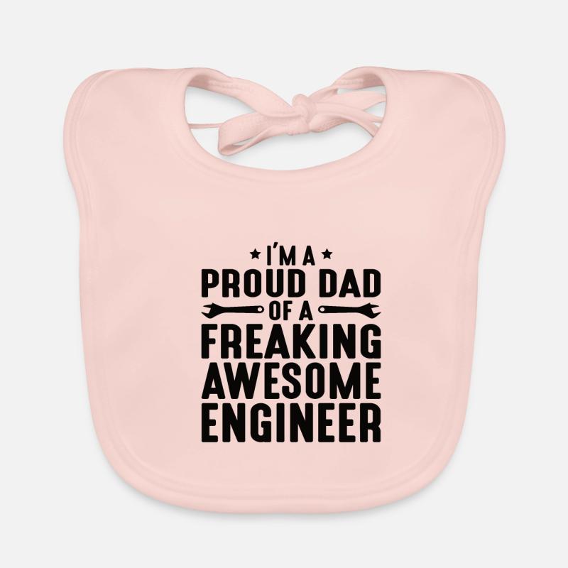 Engineer Brain Mechanical Engineering Electrical Engineering Son Organic Baby Bibs