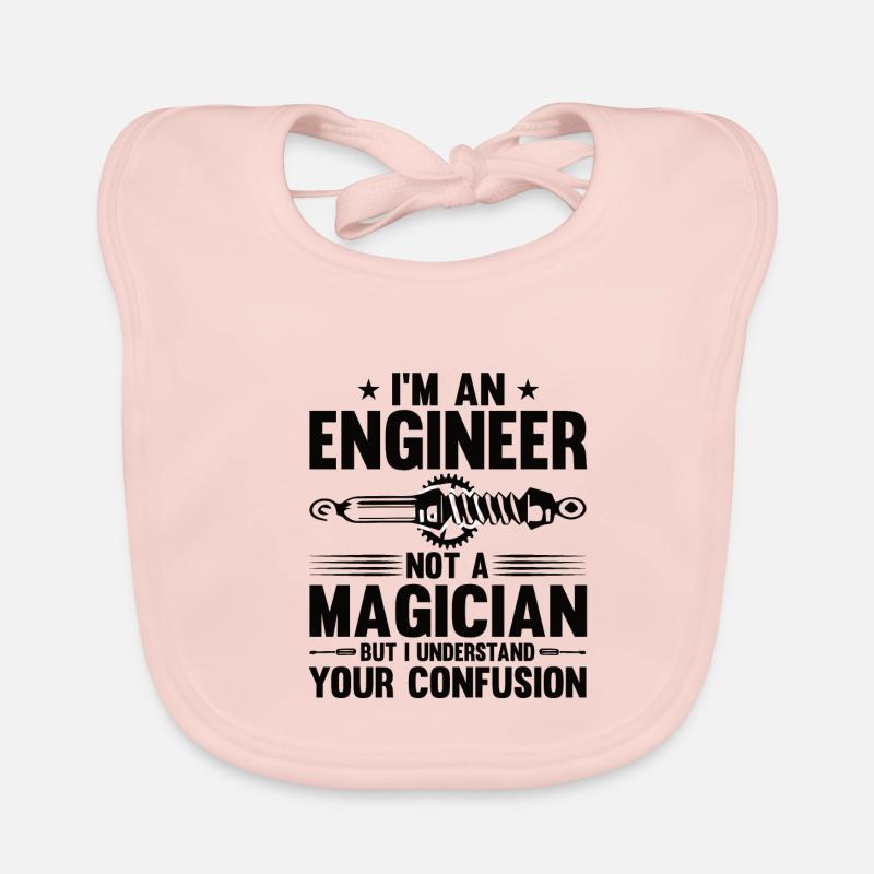 Engineer Brain Mechanical Engineering Electrical Engineering Math Organic Baby Bibs