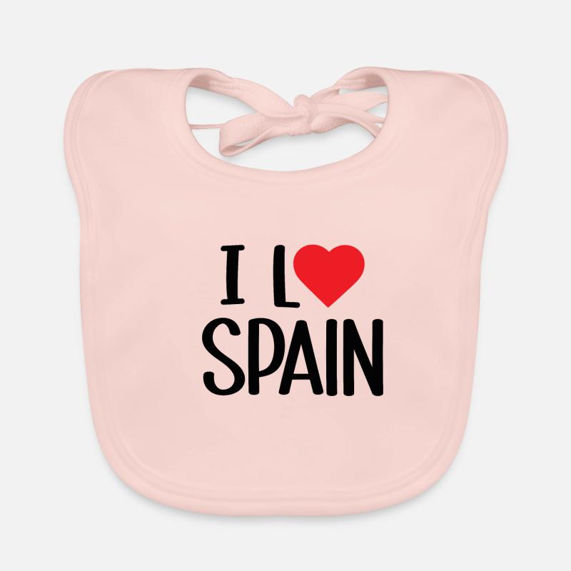 J’aime l’Espagne Bavoir bio Bébé
