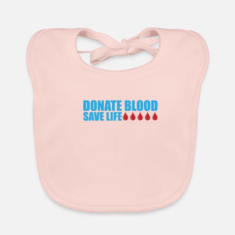 Don de sang Dons de sang Donneurs de sang Bavoir bio Bébé