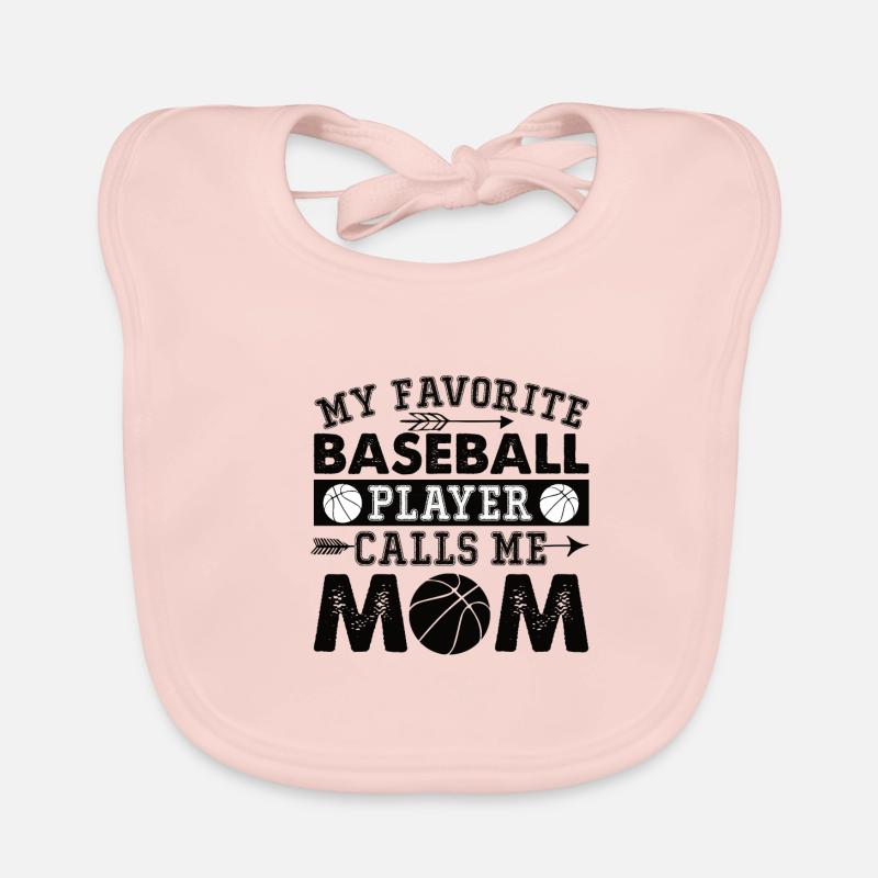 Maman baseball Bavoir bio Bébé