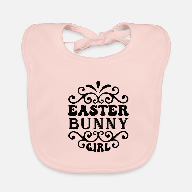 For Child - Easter , Easter, Egg Hunt, Funny Organic Baby Bibs