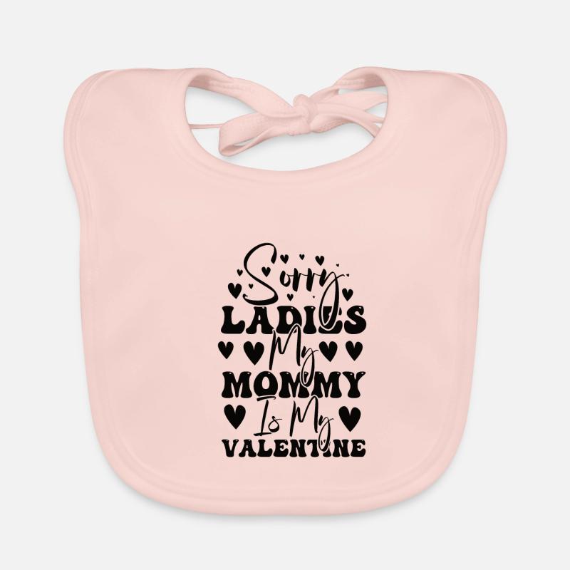 Mama Sohn Valentinstag Mutter mami Baby Bio-Lätzchen