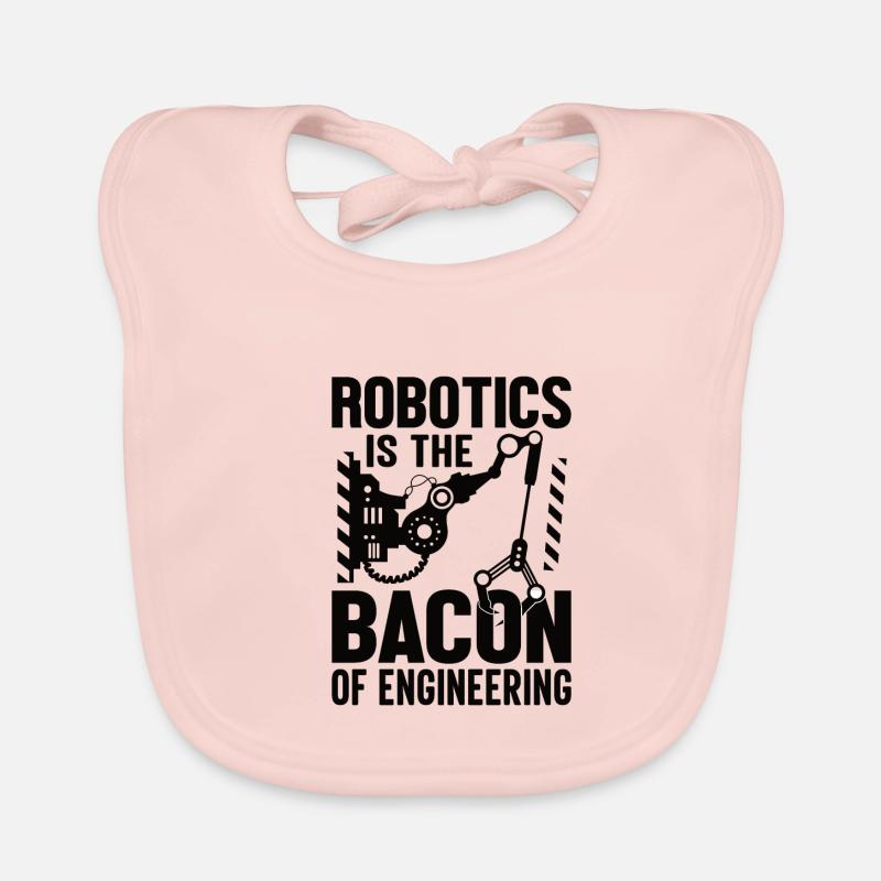 Robot Programmer Automation Technician Organic Baby Bibs