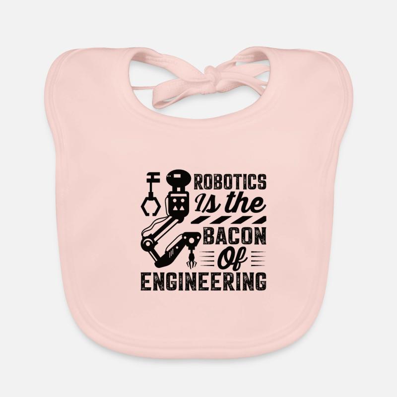 Roboter Programmierer Automatisierungstechniker Baby Bio-Lätzchen