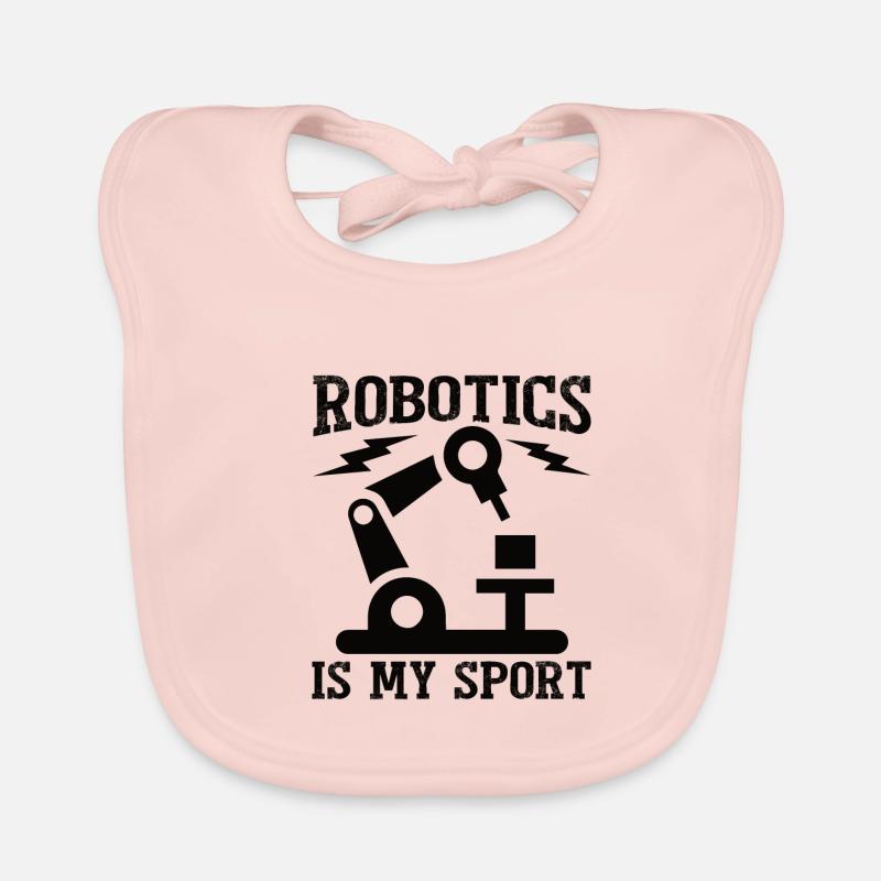 Roboter Programmierer Automatisierungstechniker Baby Bio-Lätzchen