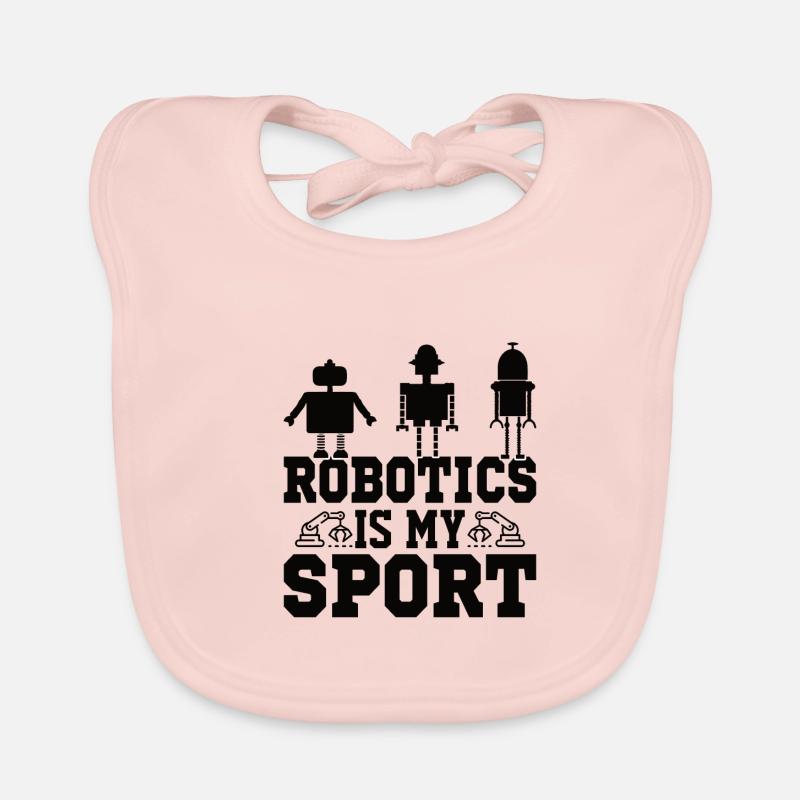 Roboter Programmierer Automatisierungstechniker Baby Bio-Lätzchen