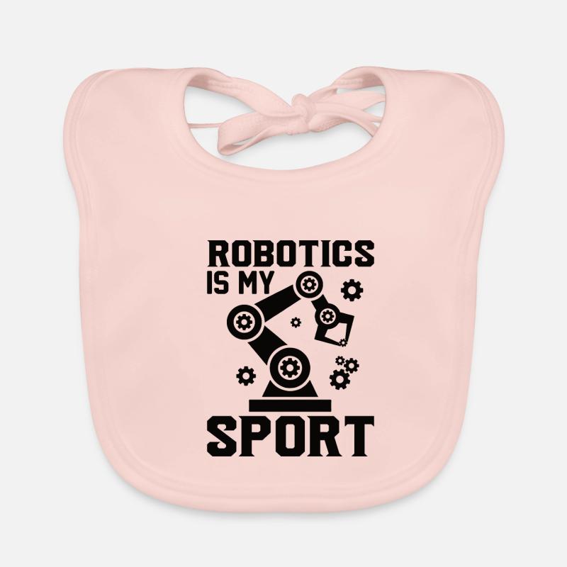 Roboter Programmierer Automatisierungstechniker Baby Bio-Lätzchen